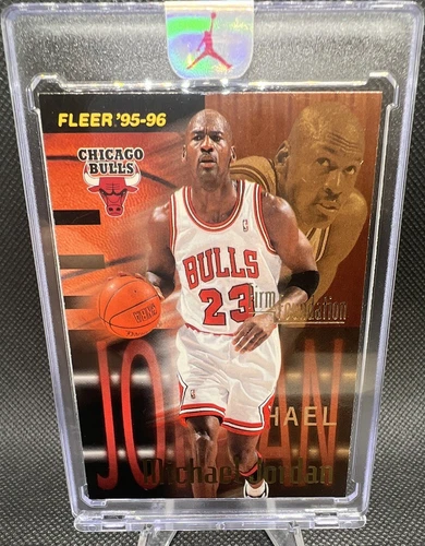 Fleer 1995-96 Michael Jordan #323 Chicago Bulls NBA Basketball Card