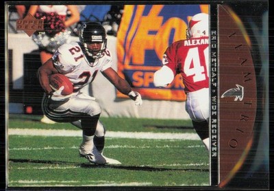 1996 Upper Deck Team Trio Die Cut Eric Metcalf Atlanta Falcons #TT13