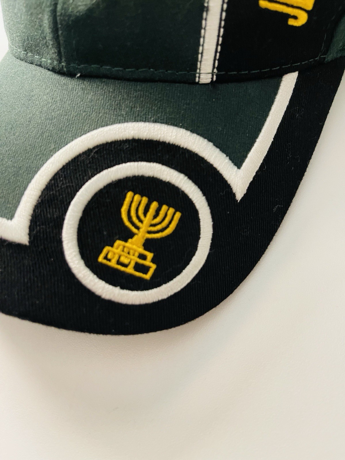 Jerusalem Green and Black Adjustable Baseball Hat… - image 4