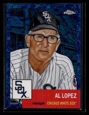 Al Lopez 2022 Topps Chrome Platinum #85 Blue Toile Refractor /199