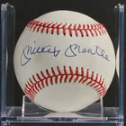 Mickey Mantle Signed American Leag. Rawlings Baseball BAS Authentic Auto AE00911