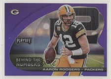 2021 Panini Playoff Behind The Numbers Purple Prizm Aaron Rodgers #BTN-ARO 0f3j