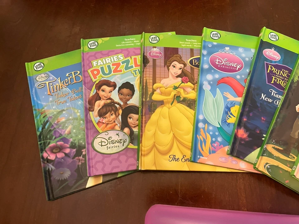 LeapFrog Tag Reading System with Case and 7 Books Tested Working - Image 3 of 4