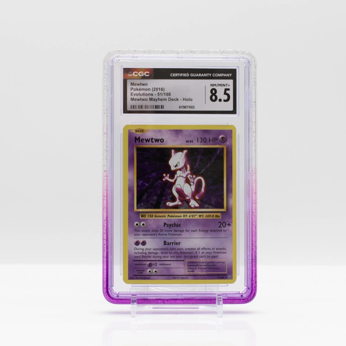 Pokémon TCG Evolutions 8.5 Graded Individual Collectible Card Game