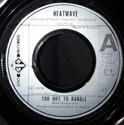 Heatwave - Too Hot To Handle (7'', Single, Lar)