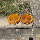Pair ofBarricade/warning AMBER Light Lens Cover Plastic lenses only — photo 1