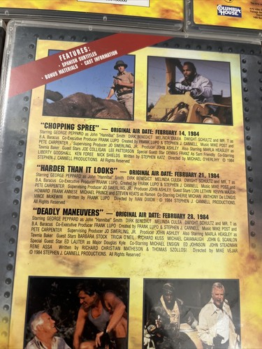 The A Team Collector's Edition 2002 Lot George Peppard Mr. T Melinda Culea - Picture 10 of 11