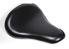 Solo Sitz Schwarz Plain Big Classic Custom Extra flach Chopper Universal