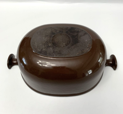 Vintage Le Creuset Enzo Mari La Mama Enameled Cast Iron #21 Oval