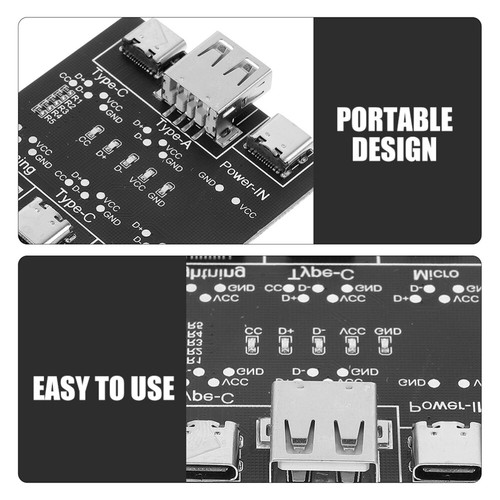 2 Pcs USB -Kabel -Tester Prüfplatine Für USB-Kabel Datenkabel-Testgerät - Photo 11/12