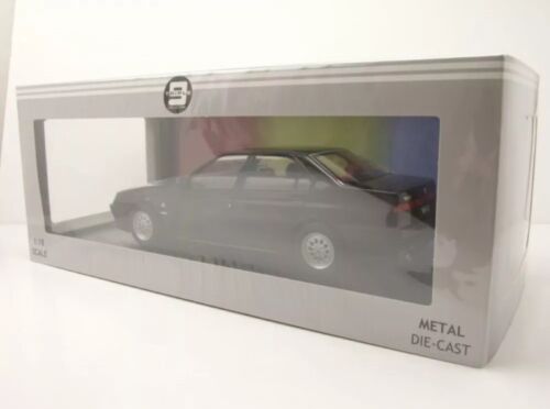TRIPLE 9 T9-1800322 ALFA ROMEO 164 Q4 1994 BLACK/DARK RED INTERIOR 1:18 - Foto 5 di 5