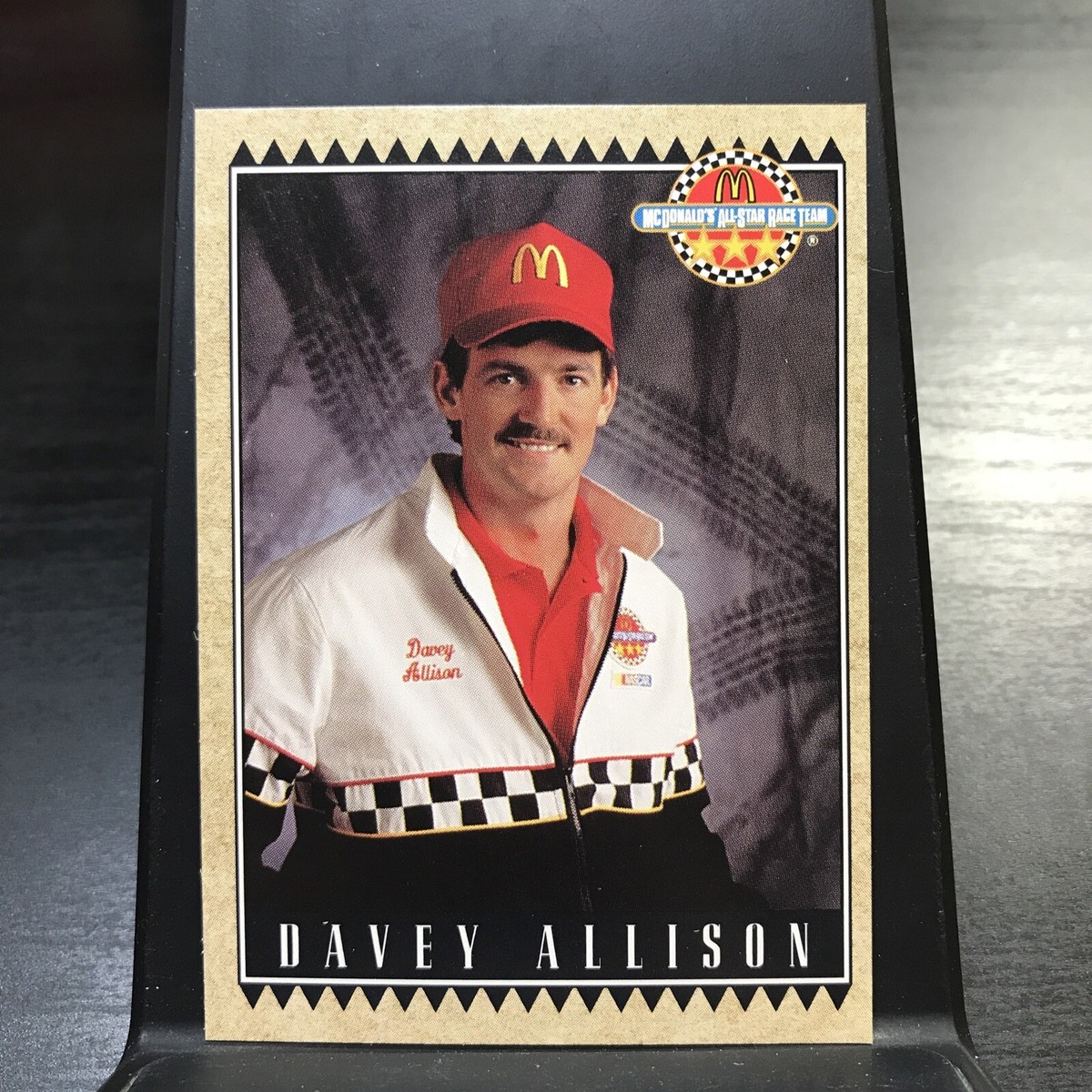DAVEY ALLISON 1992 MAXX SPECIAL McDONALD'S ALL-STAR RACE TEAM CARD