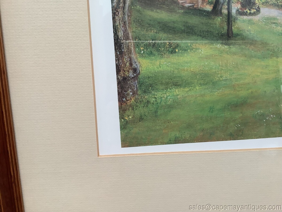 絵画 Anne Hathaway's Cottage John S Burt 1976 Anne Hathaway's Cottage by John Burt Hand Signed, Matted