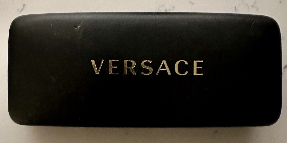 Versace Black Sunglasses Case with Gold Lettering Versace sunglasses case | Mercari main image 3