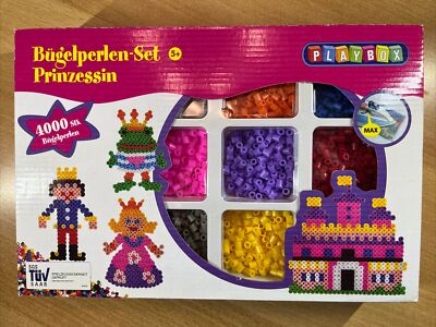 Bügelperlen-Set Prinzessin von Playbox ab 3 Jahren NEU & OVP / TÜV geprüft