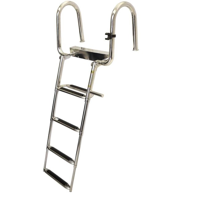 Harris Kayot Pontoon Boat Ladder 4910410005D Telescoping 4 Step eBay