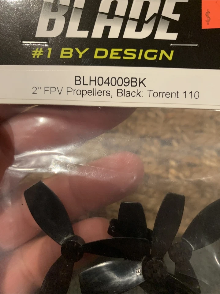 Blade 2" FPV Propellers Black (4) Torrent 110 - Image 2 of 3