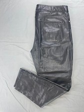 Express Ankle Legging High Rise 5-Pocket Jean Style Faux Leather Pants. 12R, EUC