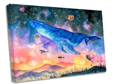 Kids Sea life Canvas Wall Art Picture Print