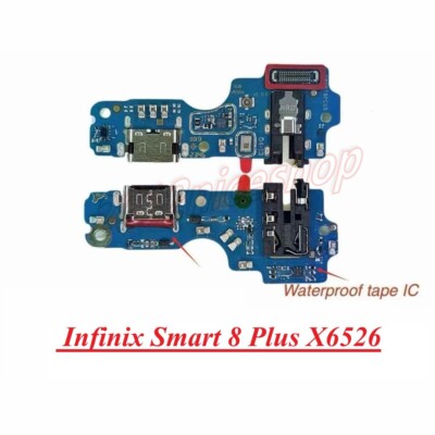 OEM Charging Port Audio Jack Connector Mic Board For Infinix Smart 8 Plus X6526
