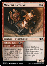 x1 Minecart Daredevil // Ride the Rails WOE MTG 141 COMMON M/NM 1x