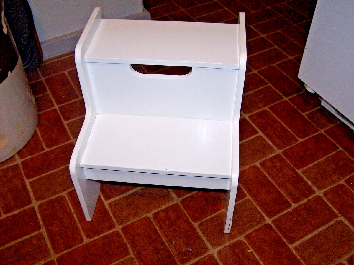 Kidkraft white two step stool new arrivals