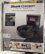Shark RV100S IQ Robot Vacuum Cleaner with Self-Empty Base- New/Free Shipping US
