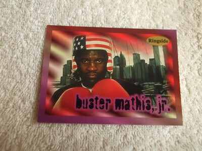 Ringside Boxing ''BUSTER MATHIS JR'' #8 1996 Serie 1 Trading Card