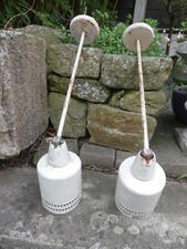 Paire d'Appliques Métal Perforé  style Matégot 1960-70 à restaur (photos) Indust