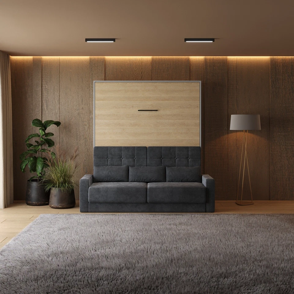 Schrankbett mit SOFA SMARTBett  M1 180x200 V mit Armlehnen 11cm Breite - Bild 4 von 4