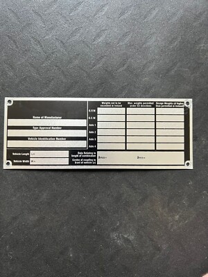Dublin Bus Atha Cliath Volvo Olympian 96-D-269 RA269 Chassis Body Plate Badge