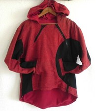 Pure Cotton Jacket Insulated Hooded Full Zip Pockets Hi-low Made Nepal Size L