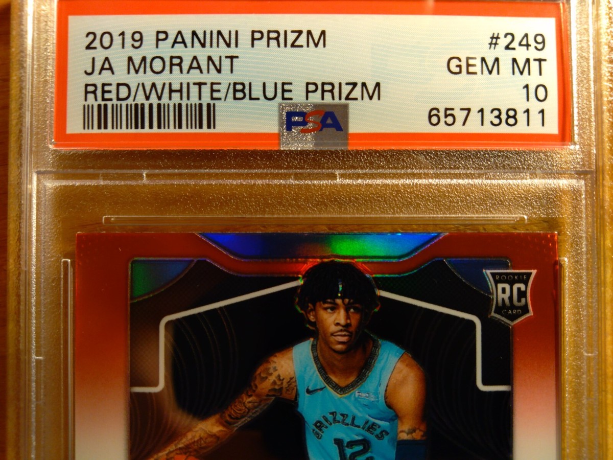 PSA10】Ja Morant 2019 Panini Prizm RWB