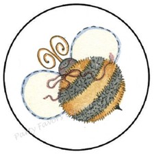 HAND DRAWN BEE ENVELOPE SEALS LABELS STICKERS PARTY FAVORS