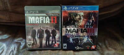 Mafia PS3 Mafia Deluxe PS4 Complete with Slipcase, Maps