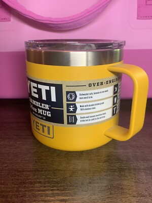 Yeti Rambler 14 oz Mug - Alpine Yellow for sale online | eBay