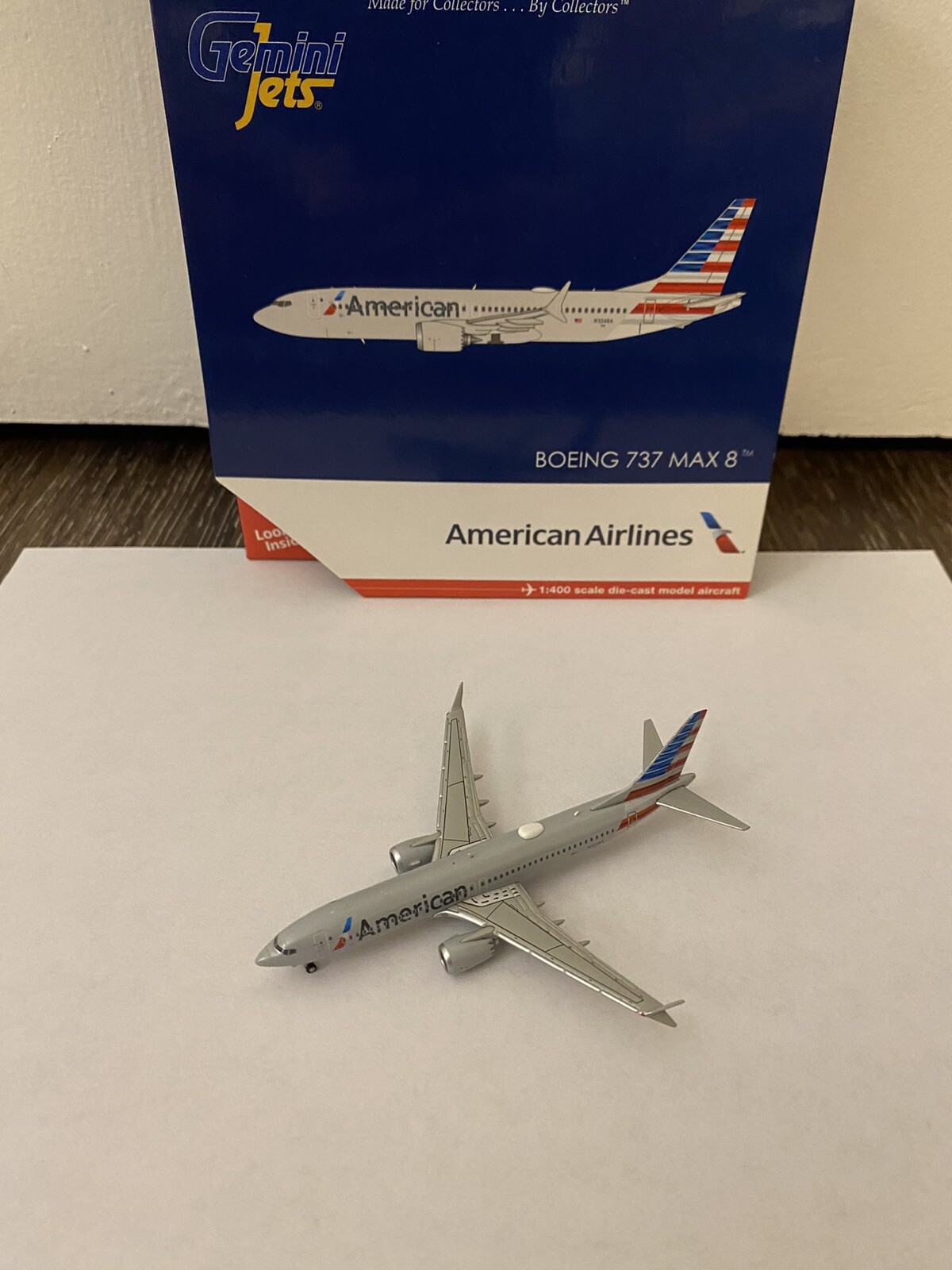 Gemini Jets 1:400 American Airlines 737 Max 8 N324RA