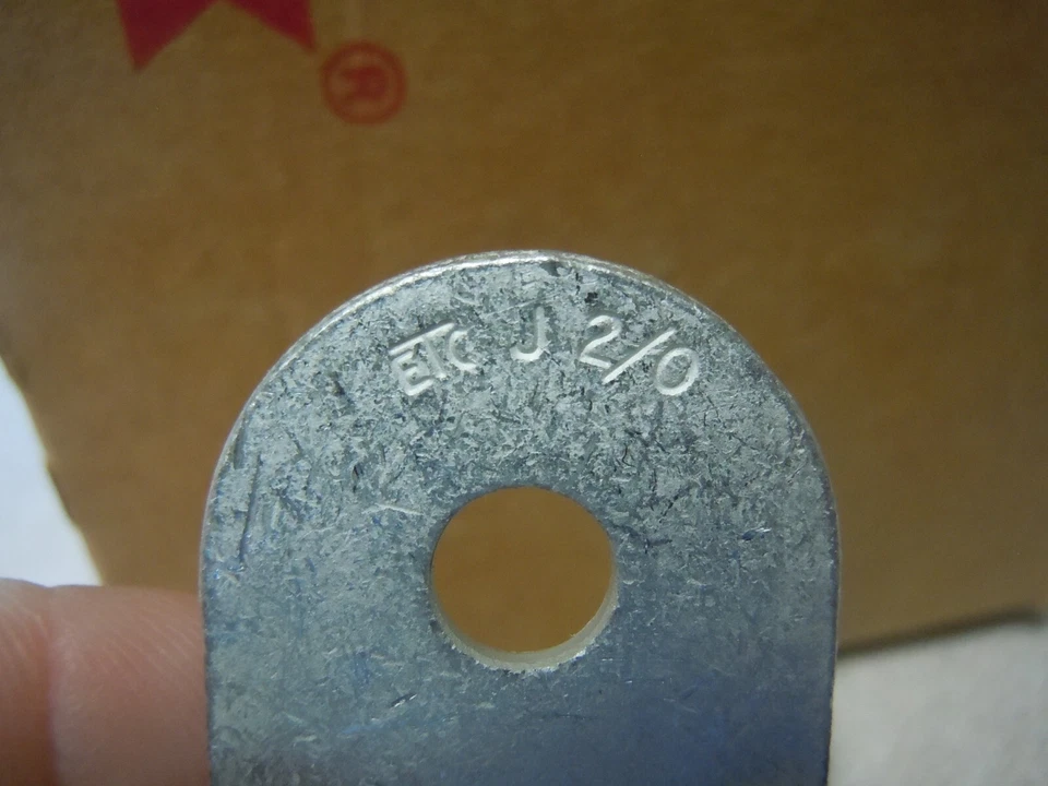 Ring and Spade Terminals Part - 191930342 for 2/0 AWG Wire, Stud Size 1/4" (M6) - Image 4 of 4