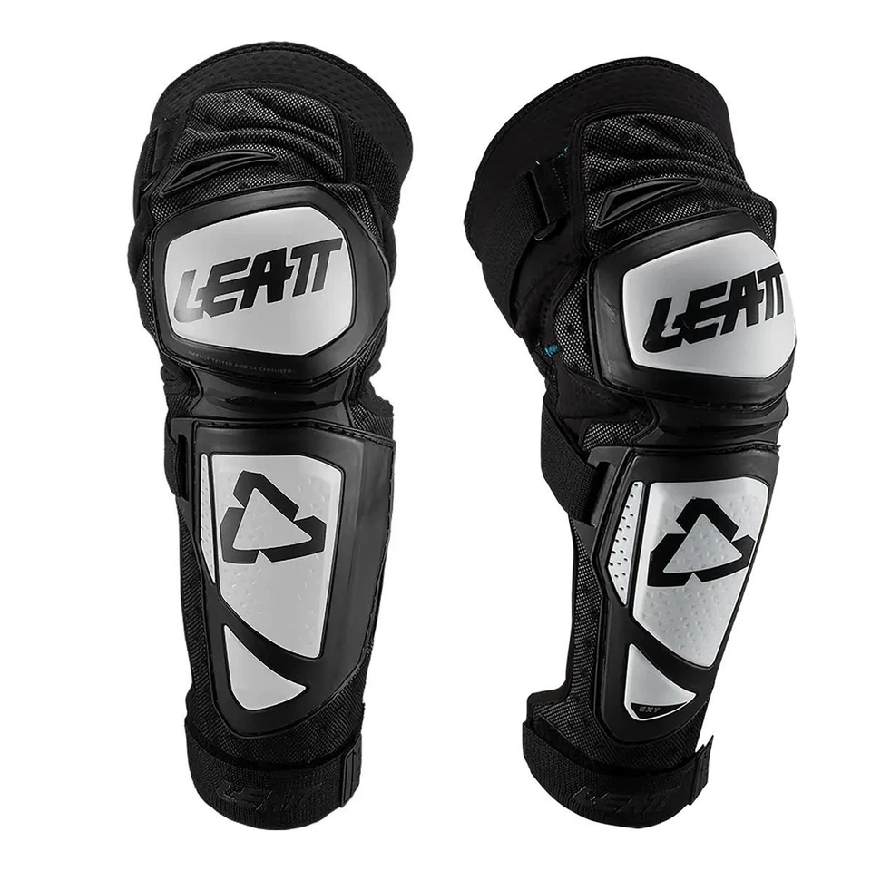 Leatt 2024 3DF Hybrid EXT Youth Knee Guards Black Motocross MX Quad Kids - Image 2 of 4
