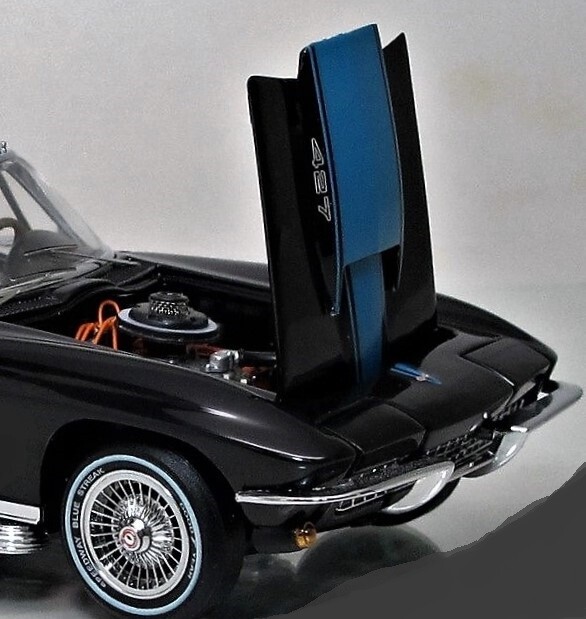 Corvette Chevrolet1:24Race Car12Chevy18Metal Body Model55 57 1963 1966 1967 1970