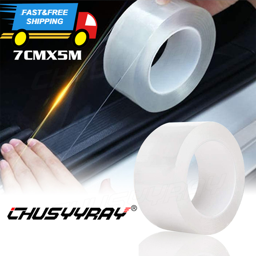 Vinyl Car Door Sill Scuff Cover Plate Sticker For Toyota 2016