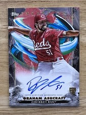 2023 Topps Inception GRAHAM ASCRAFT RC Auto RED Parallel #1/50 Cincinnati Reds