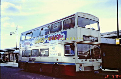 ORIGINAL 35mm DIA 10633 - Lesebusse METROBUS 462 E462SON Lesen 12.5.94