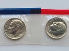 1985 P & D ROOSEVELT DIMES IN US MINT CELLO – BU UNCIRCULATED COIN SET LOT