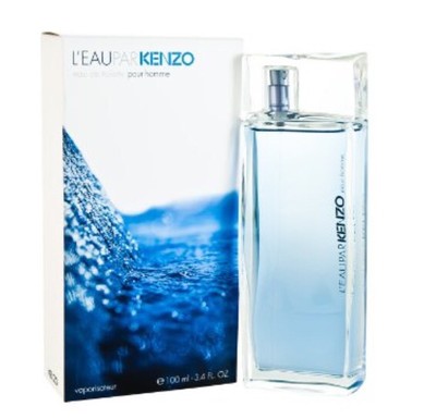L'eau Par Kenzo  3.4 oz Kenzo Eau De Toilette Spray Men Classic 100% Full as Pic