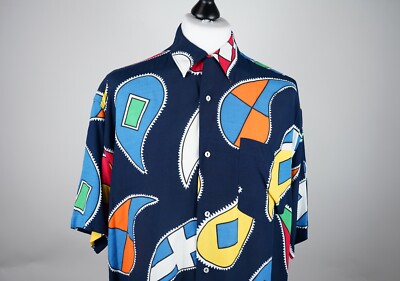 トップス 80s JC de Castelbajac Viscose PrintShirt 80s JC de Castelbajac Viscose PrintShirt - メルカリ