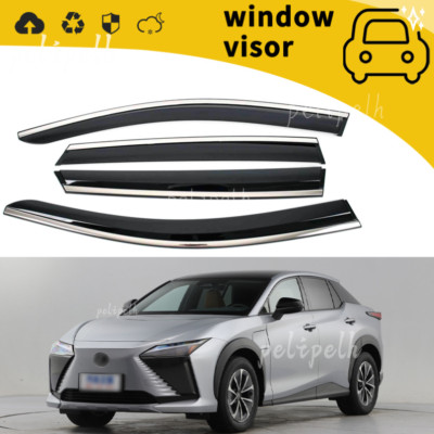 FOR 2023-2024 LEXUS RZ 450e translucent Door Window Visor Vent Shades Sun Rain