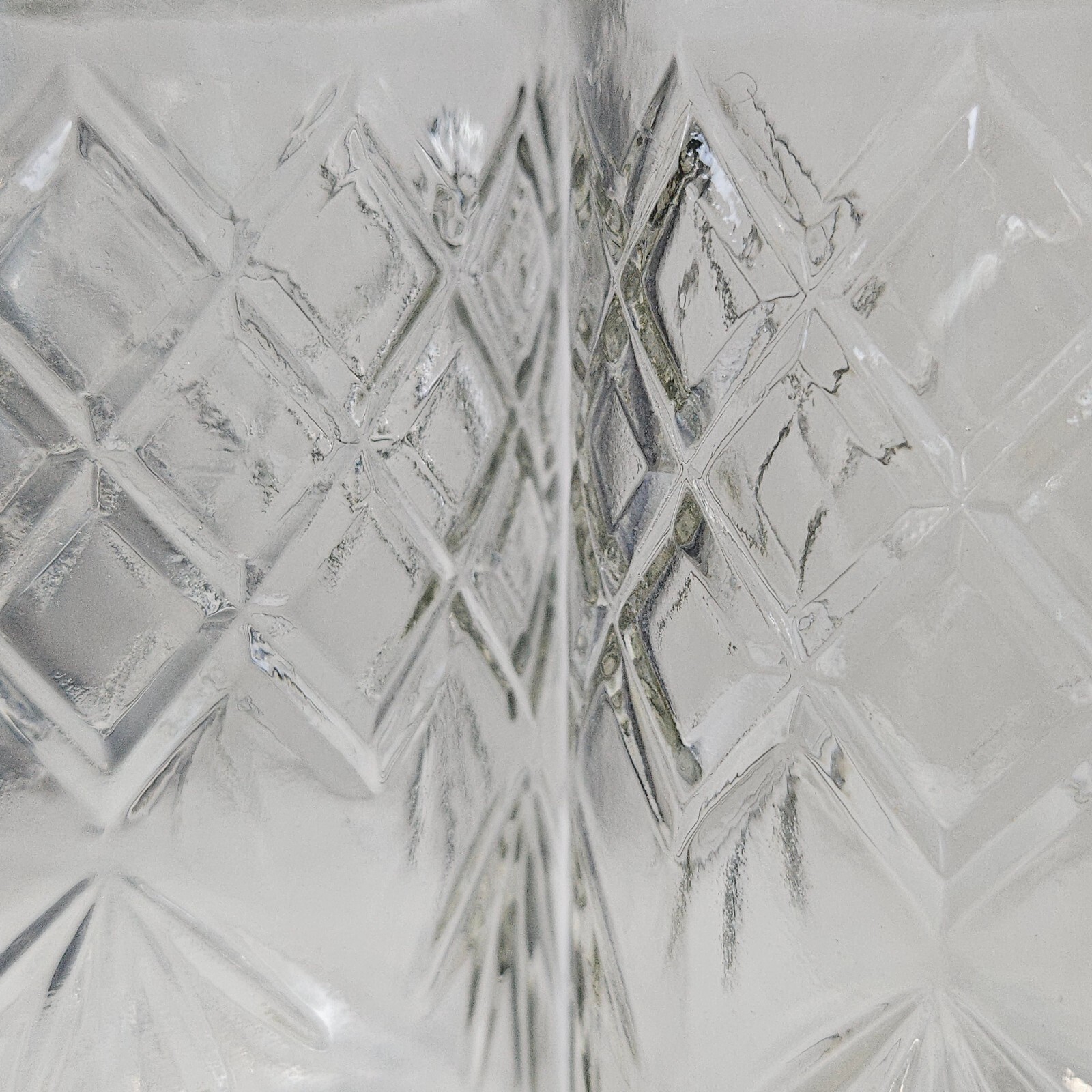 Planters 1983 Mr. Peanut Clear Glass Canister Jar with Lid Logo Bottom Set of 2