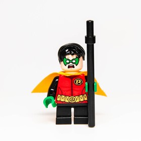LEGO DC Minifigure - Robin w/ Green Hands 76013 (sh0091) Joker Steam Roller