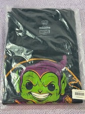 Funko Pop Marvel Green Goblin 80th Black Tshirt BN in bag XL Xlarge